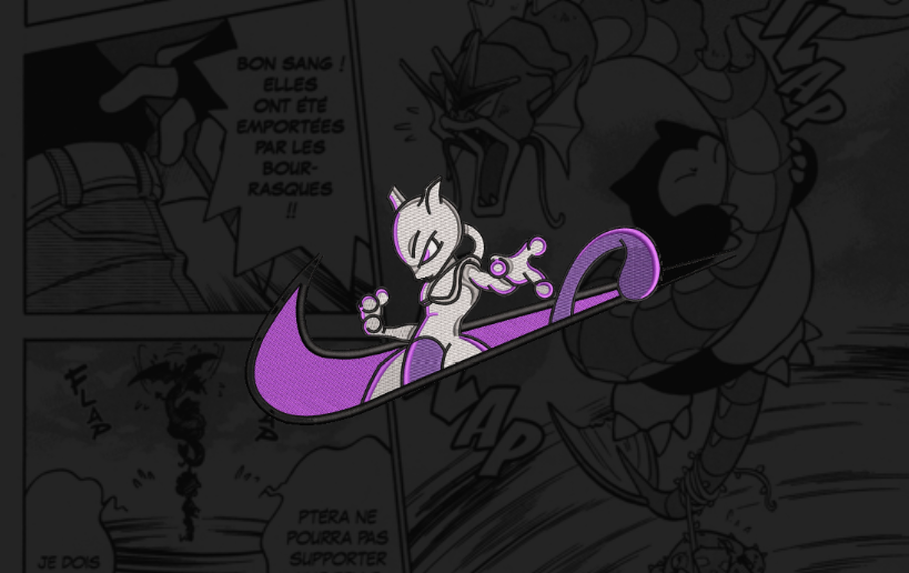 Design #212 Swoosh Mewtwo