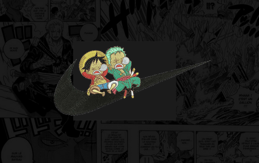 Design #142 Swoosh Luffy & Zoro